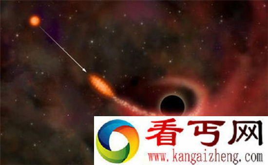 黑洞将恒星撕成碎片 此黑洞曾为休眠黑洞