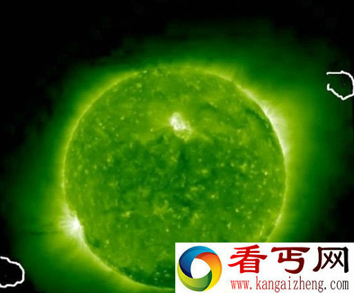太阳周围的ufo
