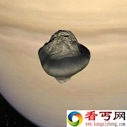 科学家揭晓土星神秘UFO状卫星形成之谜(图)
