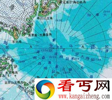 北冰洋地图