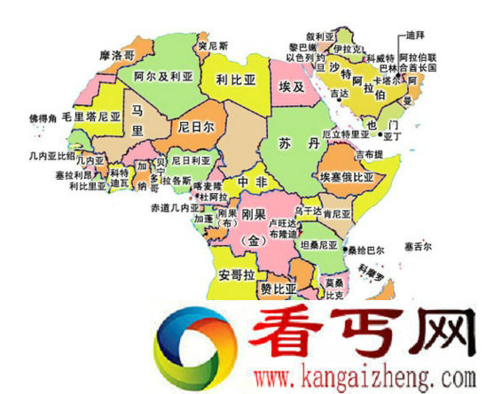 非洲地图