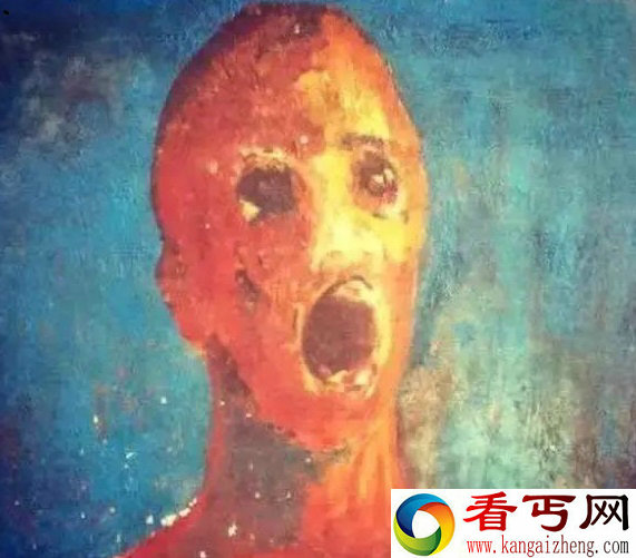 世界最诡异的画,痛苦的人