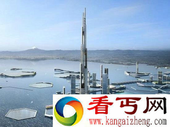 “天空英里塔”设想图。高近1700米,如果建成,将是世界第一。
