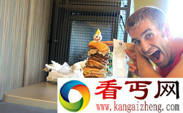 美男子232元订制世界最贵汉堡(组图) 