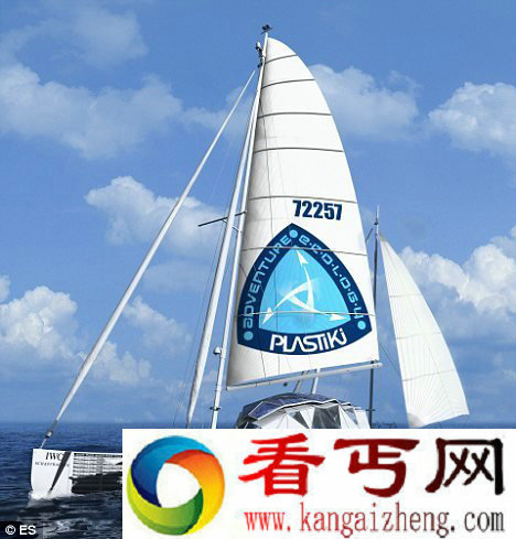 [图文]塑料瓶游艇开始处女航 将行经太平洋垃圾带回重新利用