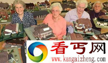 [图文]英国毛织爱好者耗时二十三年编织微缩小镇 惟妙惟肖