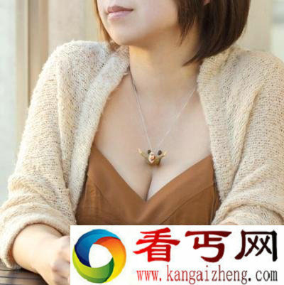 大胸女生的福利 日本艺术家设计乳沟项链