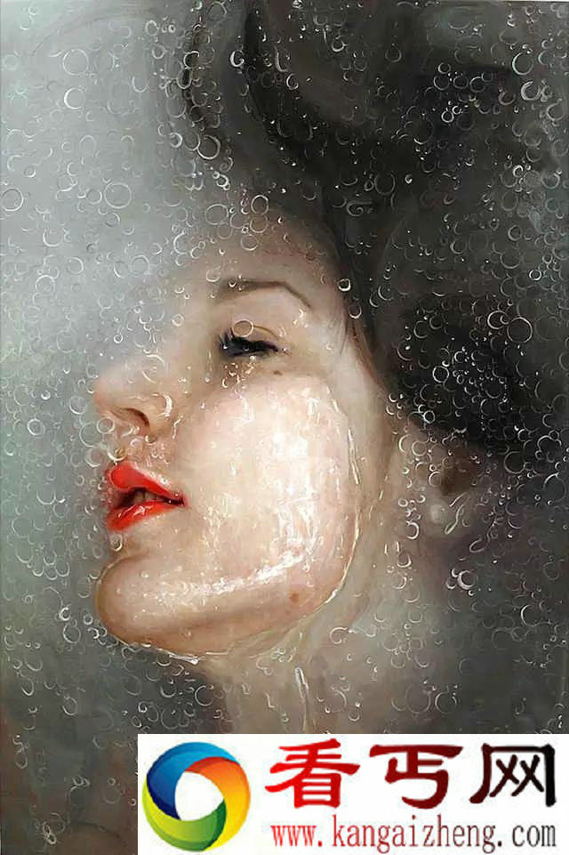 竟能把水画成这样 美女竟穿画的衣服上街