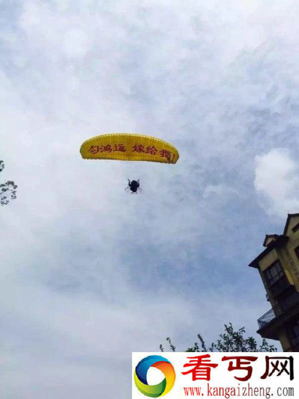 男子向女友求婚被挂树1小时 网友这是天意啊