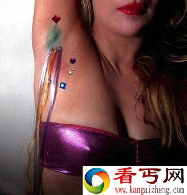 彩色腋毛好任性，这简直是逆天了！