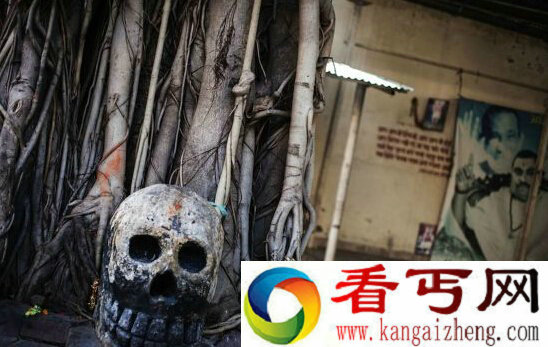 印度食人族用头骨喝水 以尸体为床