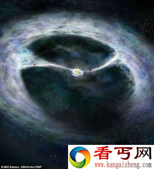 观测到 年轻的行星“狼吞虎咽”恒星气体