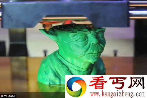 聪明的3D打印机 “尤达大师” 拥有令人吃惊的细节