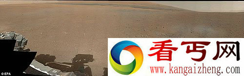 “好奇号”传回首张火星全景彩照