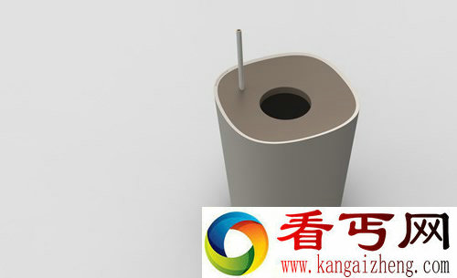 卷笔刀与垃圾桶 将卷笔刀集成在垃圾桶的盖子上