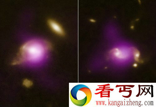超大质量黑洞的成长 原是两个星系“碰撞”