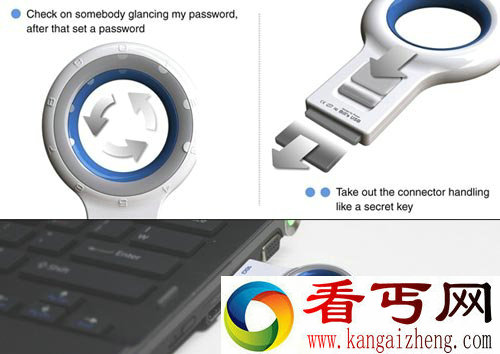 带密匙的U盘 给你一个更安全的保障