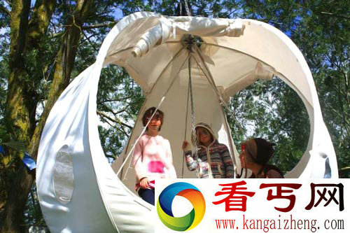 空中球形帐篷 你想在树上睡个安全觉么