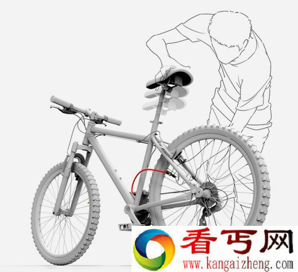 自行车座打气筒 让自行车有更好的续航能力