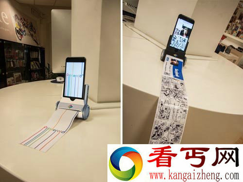 iPhone和iPad专属便携式打印兼传真机