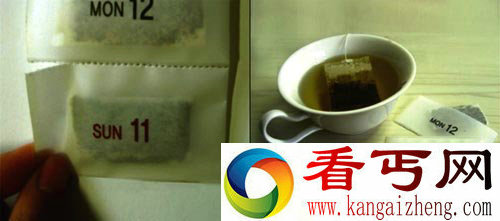 日历茶包 记得一天只能泡一包哦