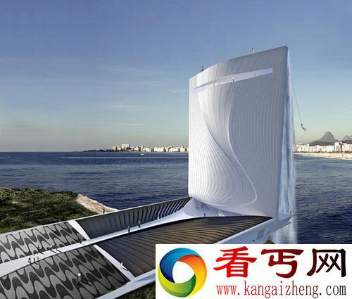 太阳能瀑布 能蹦极还能发电
