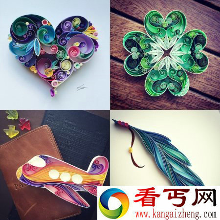 这些美轮美奂的图案竟是用纸卷出来的？