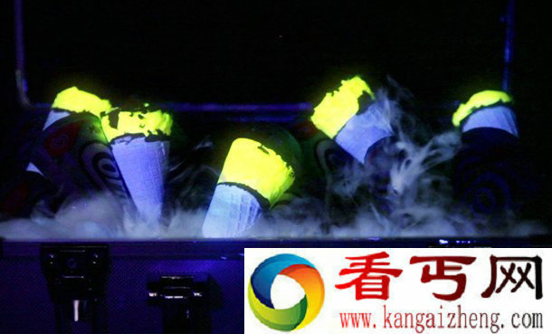 让人耳目一新的发光冰淇淋