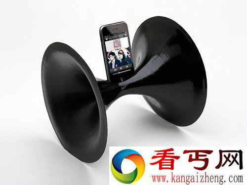 陶瓷打造 sonoro音频放大器 给你一个声音的视觉形象