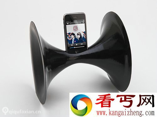 陶瓷打造 sonoro音频放大器 给你一个声音的视觉形象
