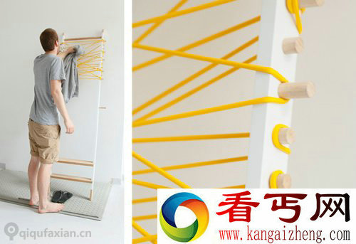 Ladder 交错衣帽架 看着就像被拆了的梯子
