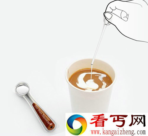 Stir Then Squeeze咖啡棒 搅一搅 挤一挤相当的方便