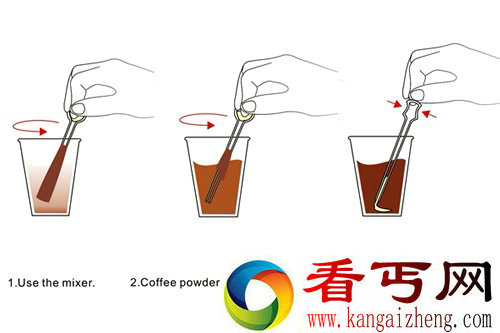 Stir Then Squeeze咖啡棒 搅一搅 挤一挤相当的方便