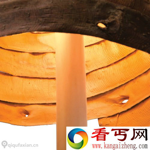 巧设计 Stripped树皮灯 原生态设计