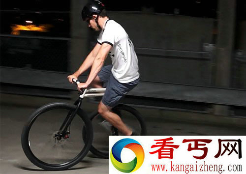 缩短轮距 bicymple无链自行车 允许更大的机动性