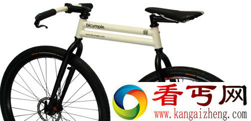 缩短轮距 bicymple无链自行车 允许更大的机动性
