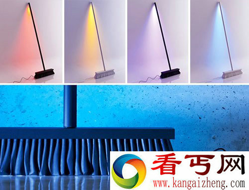 moodbroom靠墙的扫帚 它的职责就一盏落地灯