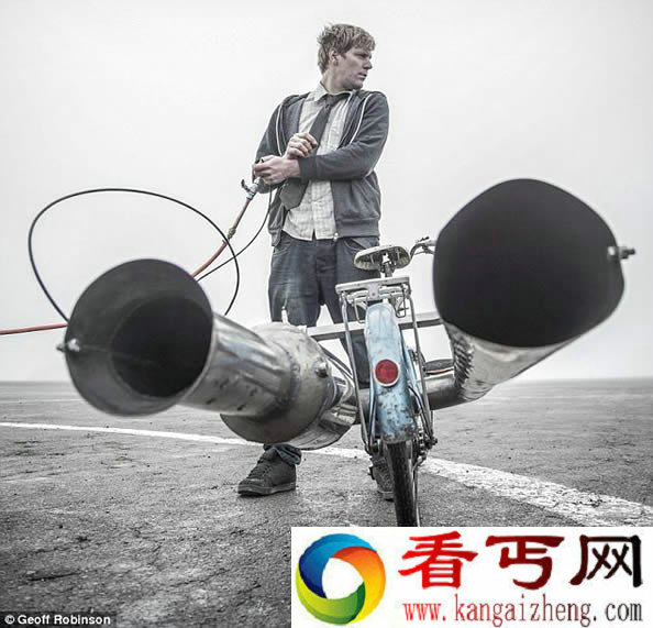 可能是世界上最危险的自行车 将喷气式发动机安装在自行车上