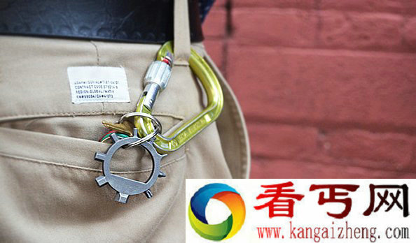 九个功能于一体 rgtool钥匙扣小工具