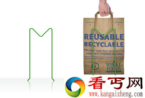 mbrace支架 让购物袋变身垃圾桶可以重复利用