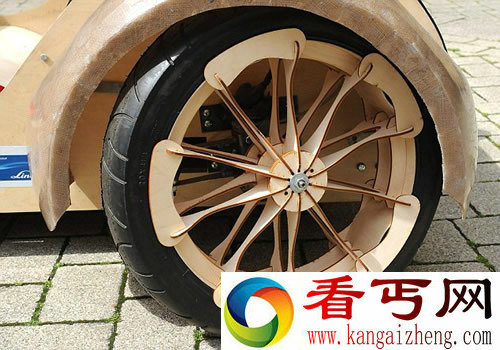 硬纸板环保汽车采用氢动力 胶合板和纸板