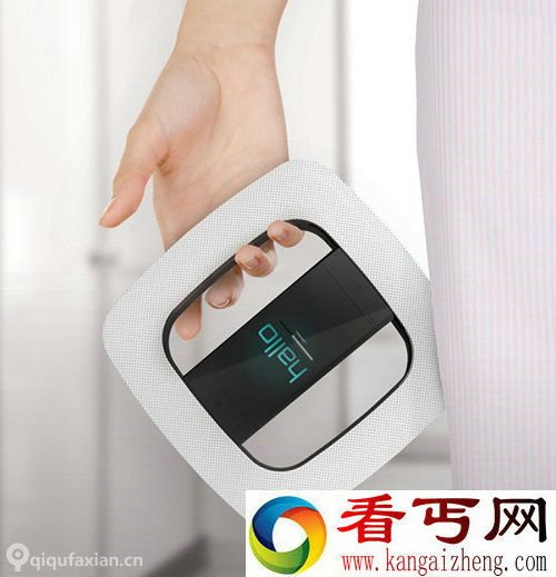 Hallo!可移动电话会议 彩色触摸屏包围一圈的是扬声器