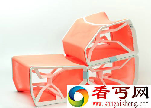模块化座位系统 根据用户需求组合为座椅
