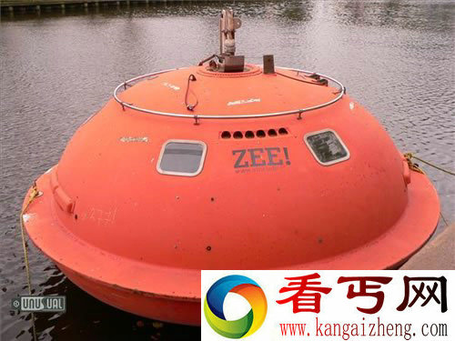 水上胶囊旅馆 海上石油平台救生筏