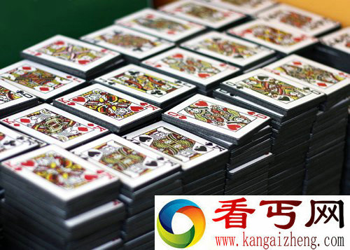 创意沙龙三维雕塑 经典纸牌游戏