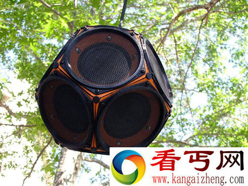 自制十二面体扬声器 360度面面均是发声点