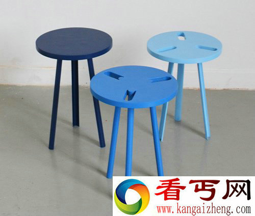 modest stool三合一的凳子 完美的堆叠设计