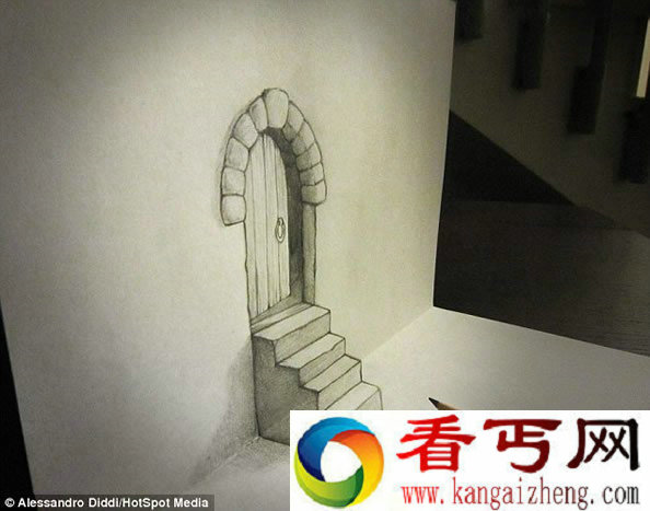 一支画笔绘制的3D画 栩栩如生