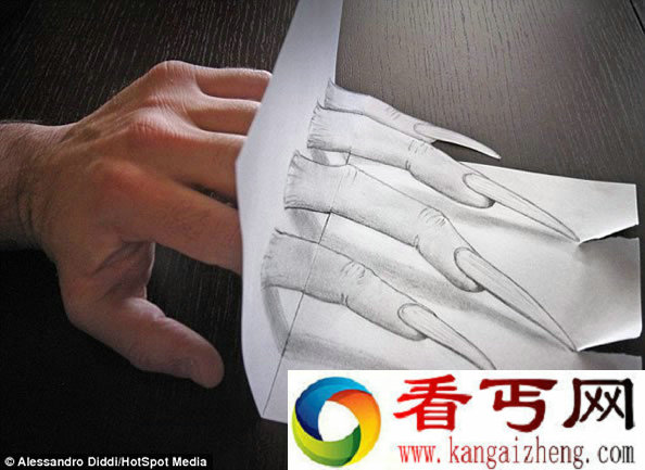 一支画笔绘制的3D画 栩栩如生