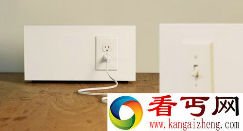 一块墙灯 就像一个局部的发光墙壁